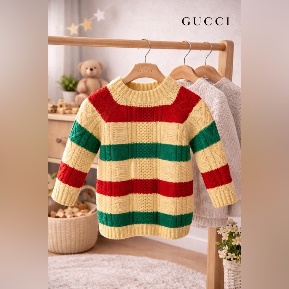 Gucci Multicolor Knit Sweater